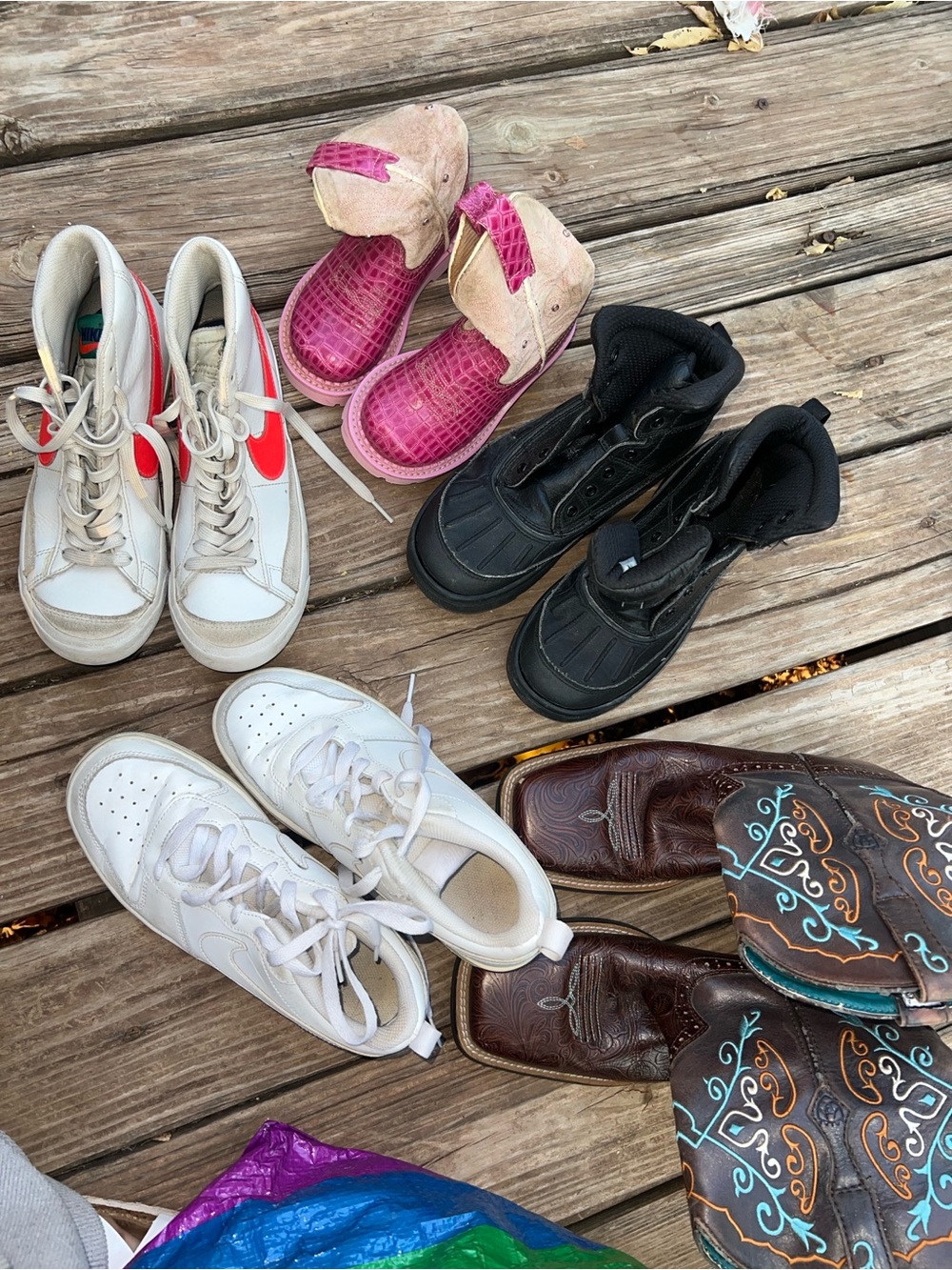 Kids shoe repair bundle (read description)